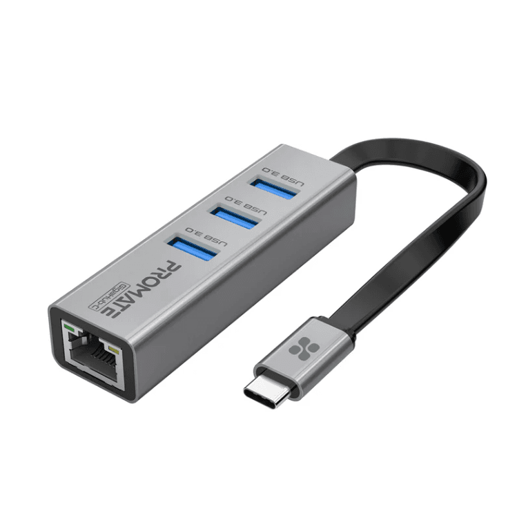 موزع USB-C متعدد المنافذ مع محول إيثرنت
