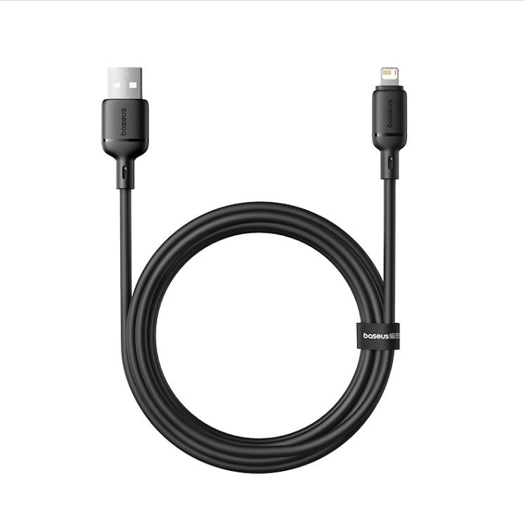 كيبل Baseus لأجهزة iPhone Silky Series كابل شحن سريع USB إلى Lightning 2.4A