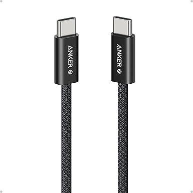 كيبل أنكر زولو USB-C إلى USB-C مضفر بقوة 240 واط (1.8 متر/6 قدم)