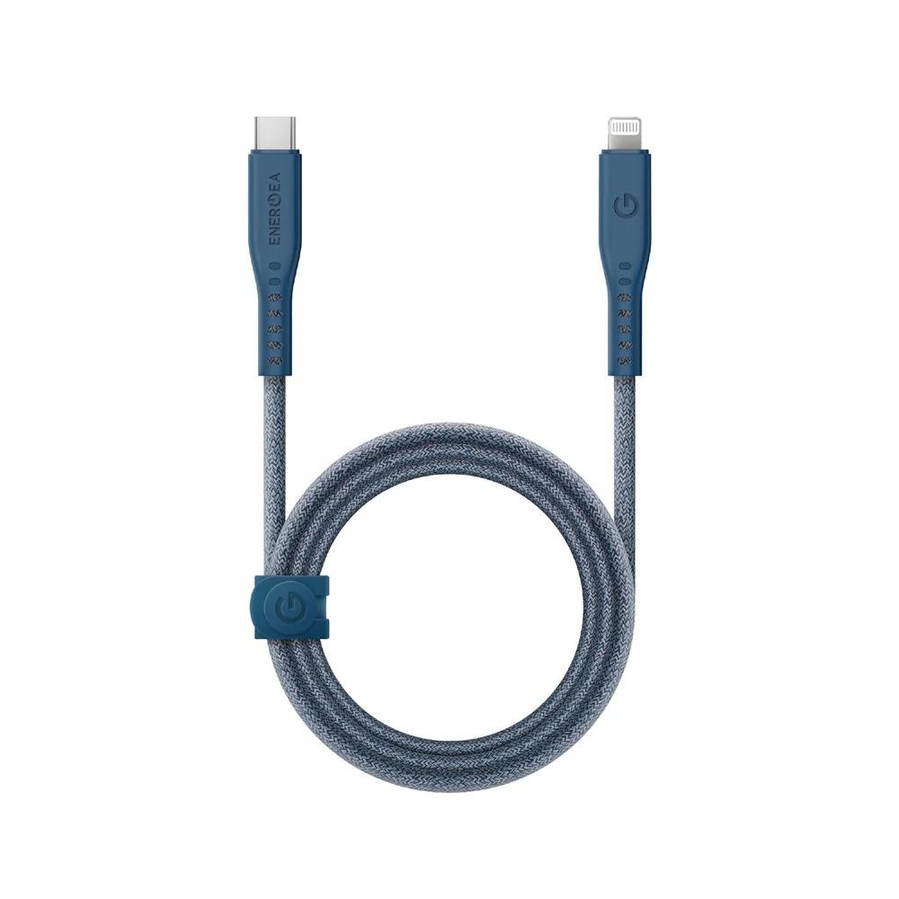 كابل Energea Flow USB-C to Lightning بطول 1.5 متر - أزرق