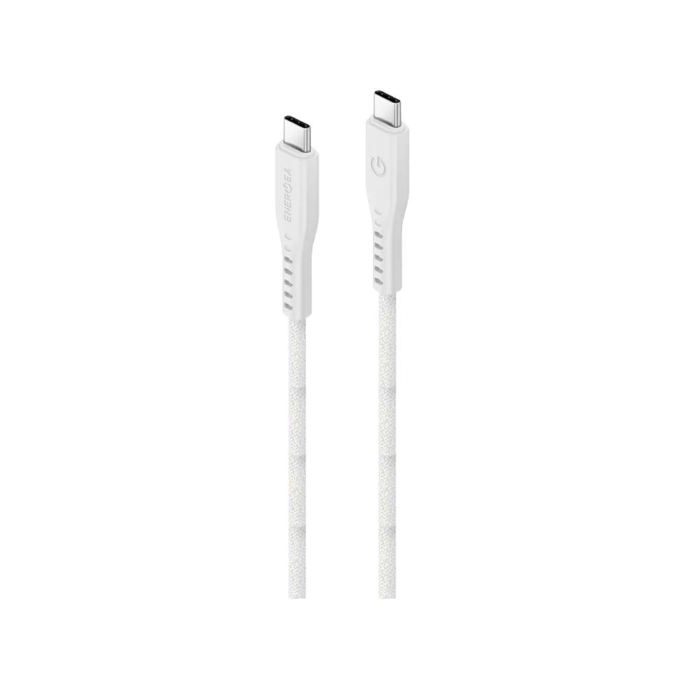 كابل Energea Flow USB-C to Lightning بطول 1.5 متر - أبيض