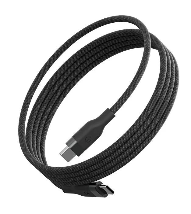 كابل مغناطيسي ENERGEA HELIX C-C بسرعة 480 ميجابت في الثانية، 100 وات، 1.5 متر - أسود