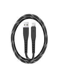 كابل ENERGEA NYLOFLEX USB2.0 USB-A إلى USB-C 5A UNIVERSAL بطول 1.5 متر باللون الأسود