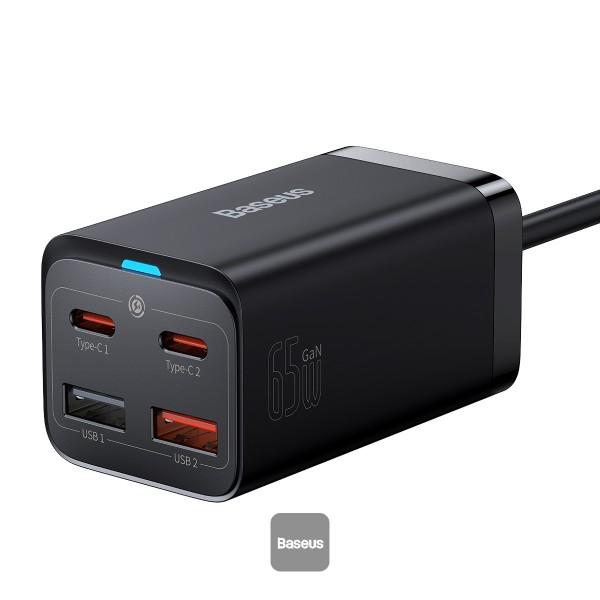 شاحن سطح المكتب السريع GaN3 Pro 2C+2U 65W