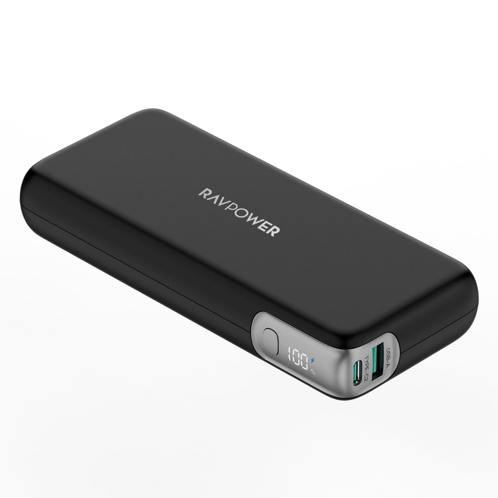 بوربنك RAVPower RP-PB201 Pro بسعة 20000 مللي أمبير في الساعة PD65W