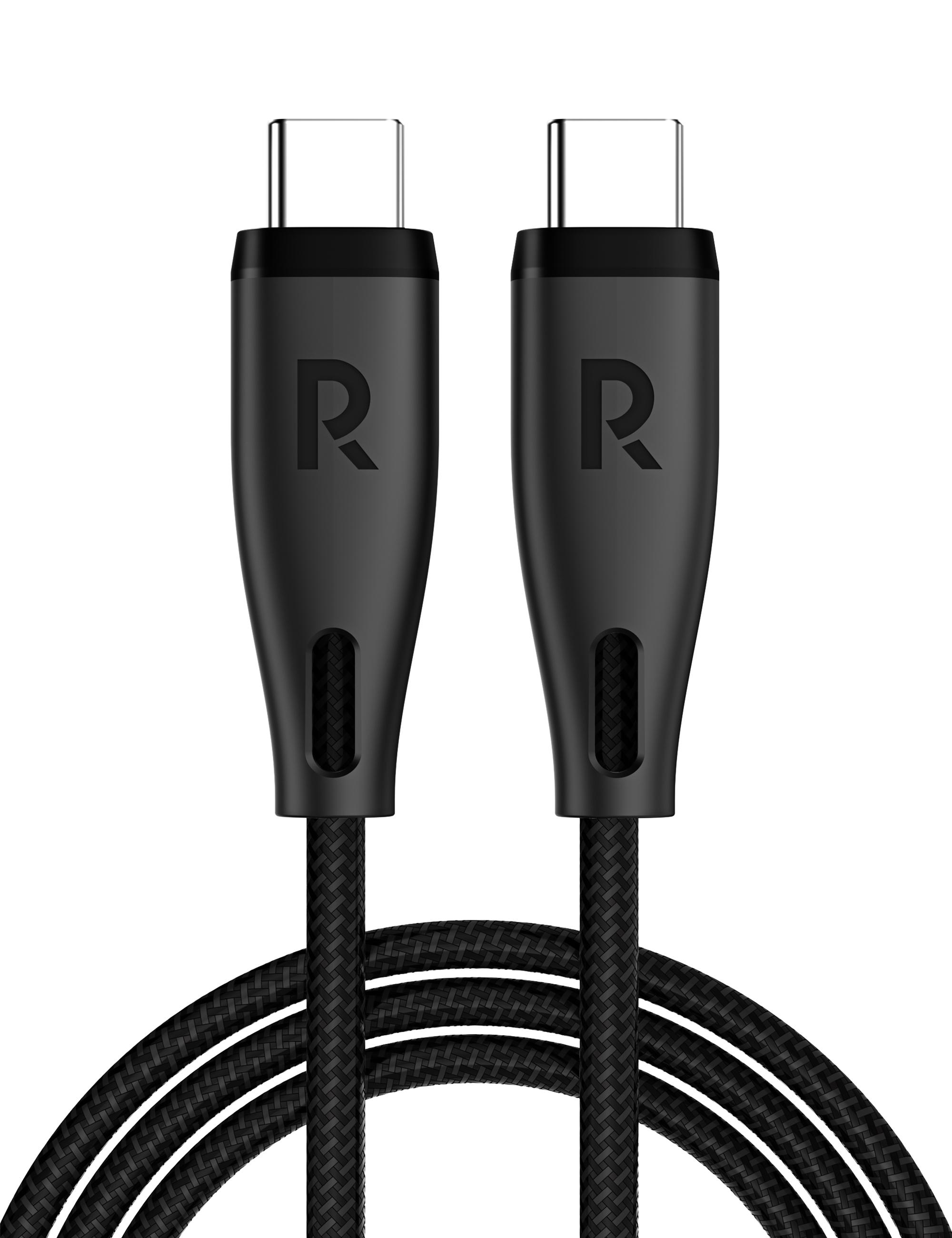 كابل RAVPower RP-CB1037 60 وات C-C 1.2 متر USB2.0 3A أسود