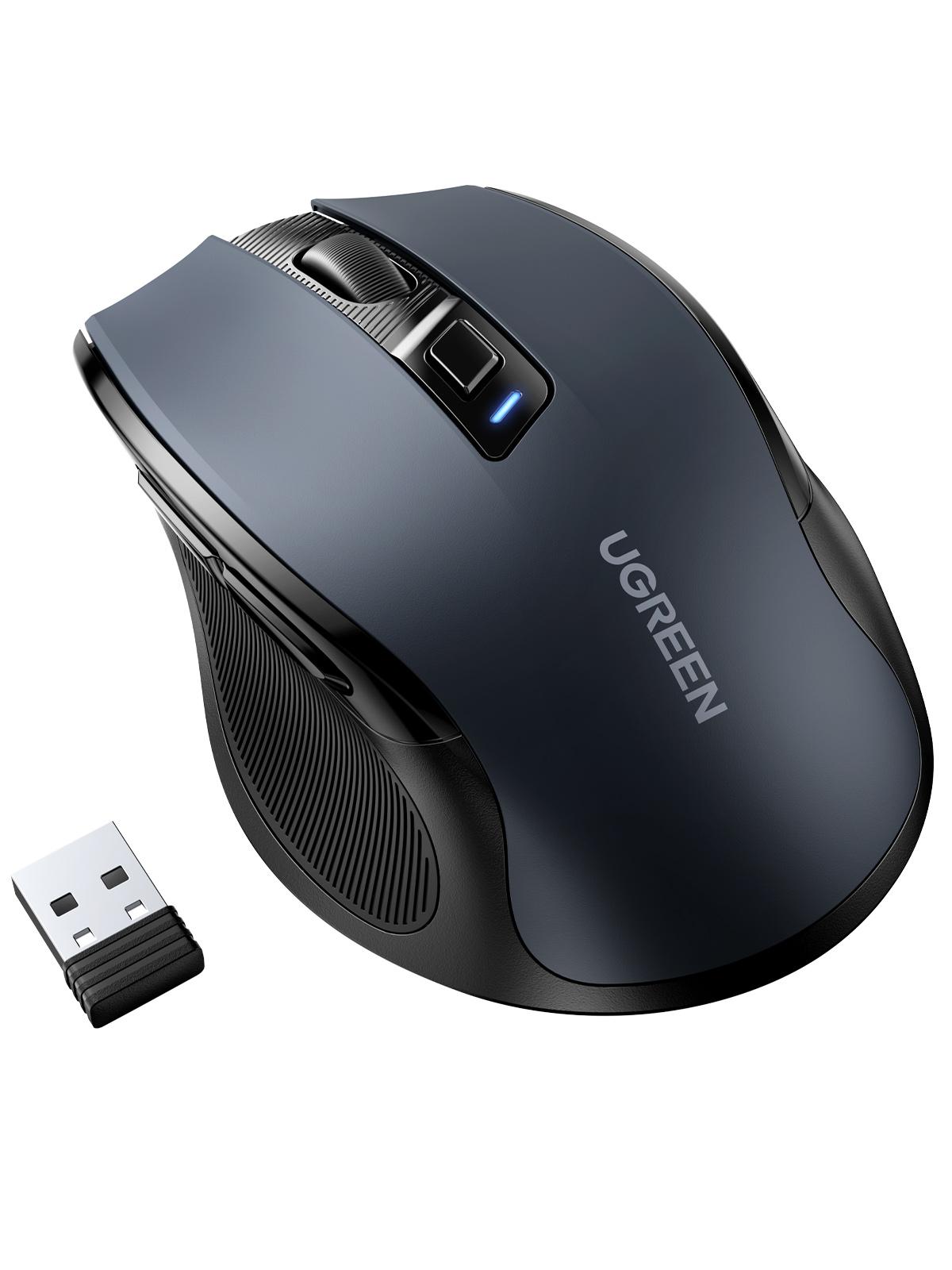 ماوس لاسلكي مريح 2.4G 4000DPI بتصميم صامت UGREEN