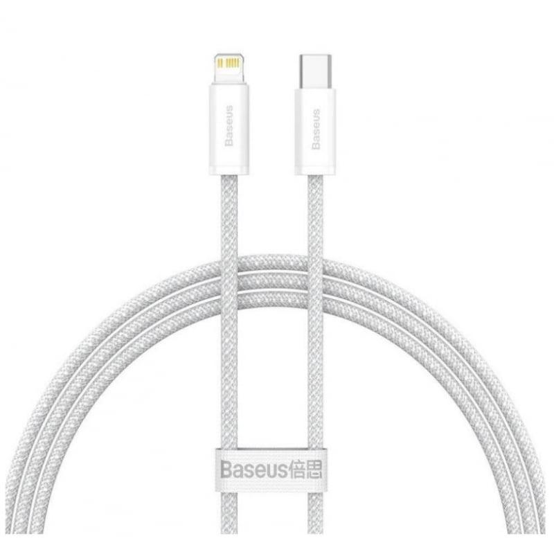كابل سلسلة Baseus Dynamic Fast Charging Data Cable Type-C to iP 20W 1 متر أبيض