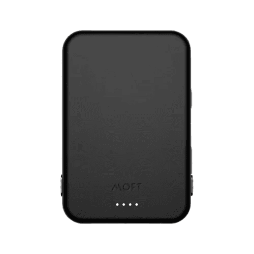 مجموعة بطارية وحامل MagSafe من MOFT MD015-8-JTBK-1 (أسود لامع)