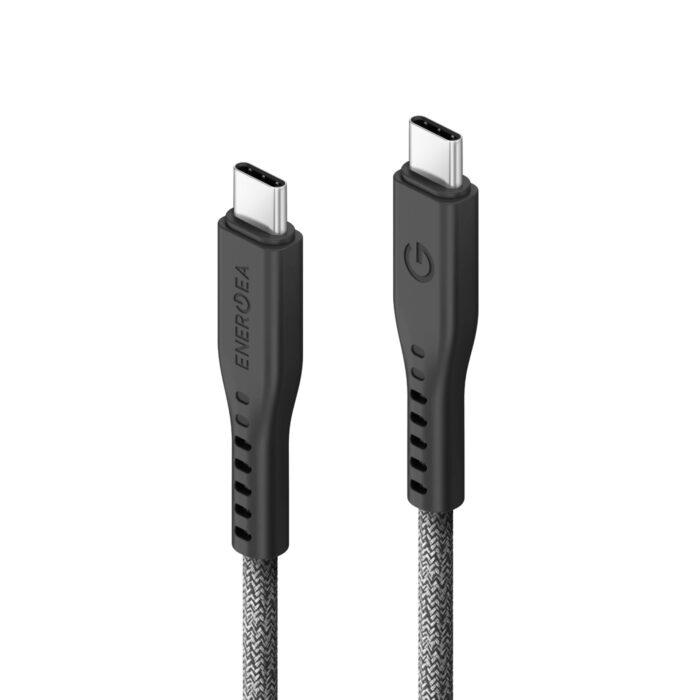 كابل ENERGEA FLOW USB 3.2 GEN 2 C-C 10GBPS، 240 وات مع MCT 2M - أسود