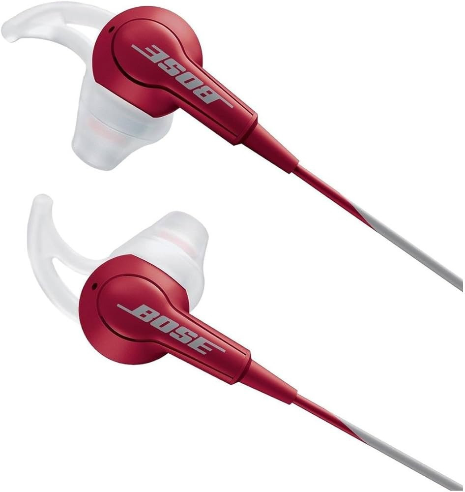 سماعة الأذن السلكية ساوند سبورت من بوس لأجهزة الأندرويد – احمر