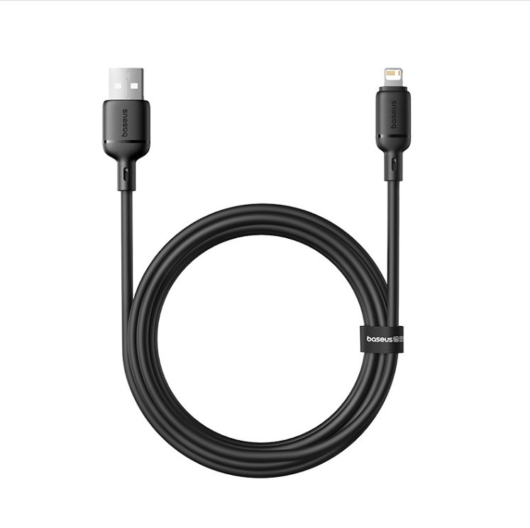 كيبل Baseus لأجهزة iPhone Silky Series كابل شحن سريع USB إلى Lightning 2.4A