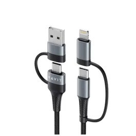 سلسلة Havit Mobile-USB كابل CB6244 أسود+رمادي من سلسلة Havit Mobile-USB