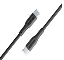 كيبل USB-C إلى USB-C فائق المرونة بقدرة 60 واط • شحن قياسي 2 أمبير