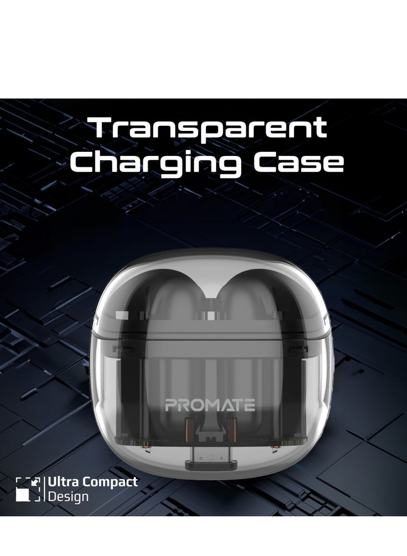 سماعات أذن شفافة عالية الدقة بتقنية TWS مع IntelliTouch