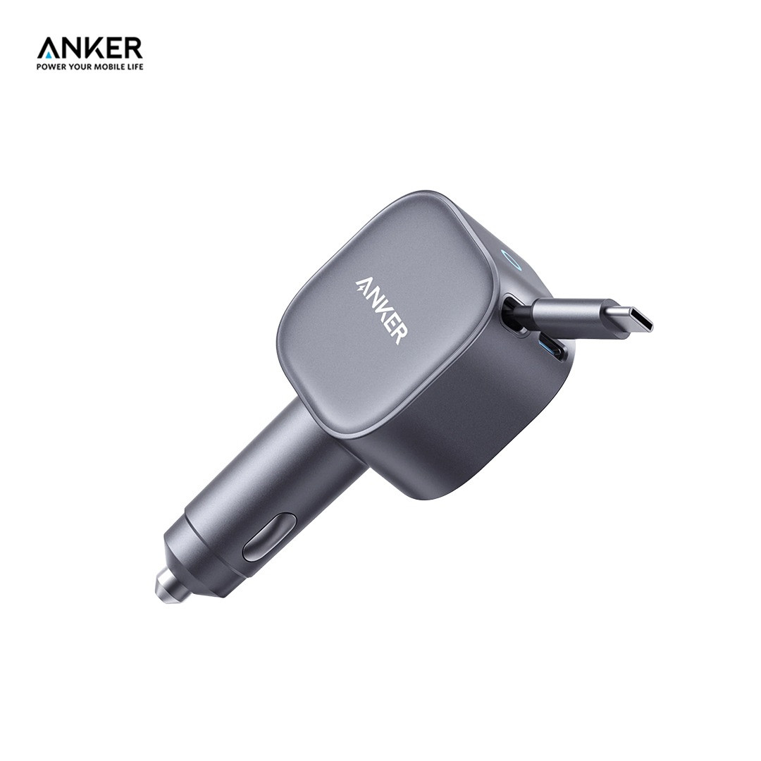 شاحن سيارة أنكر USB-C، شاحن سيارة فائق الصغر بقدرة 75 واط