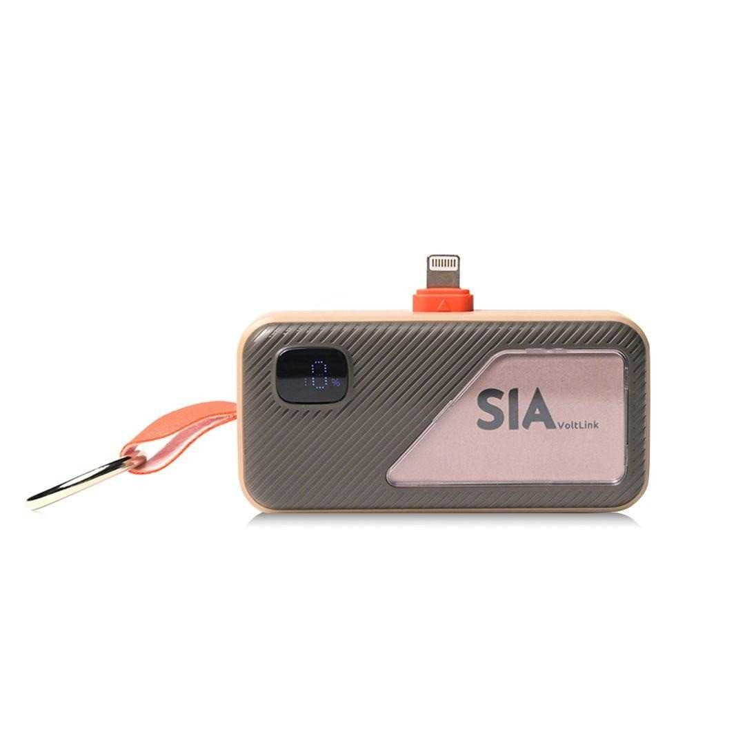 شاحن محمول SIA Volt Link Mini Power Bank Lightning ومقبس Type-C PD 20W 5000mAh
