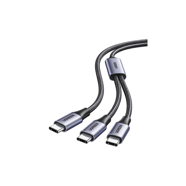 يوجرين كابل شحن سريع PD عالمي 2 في 1 من  5 أمبير بحد أقصى 100 وات