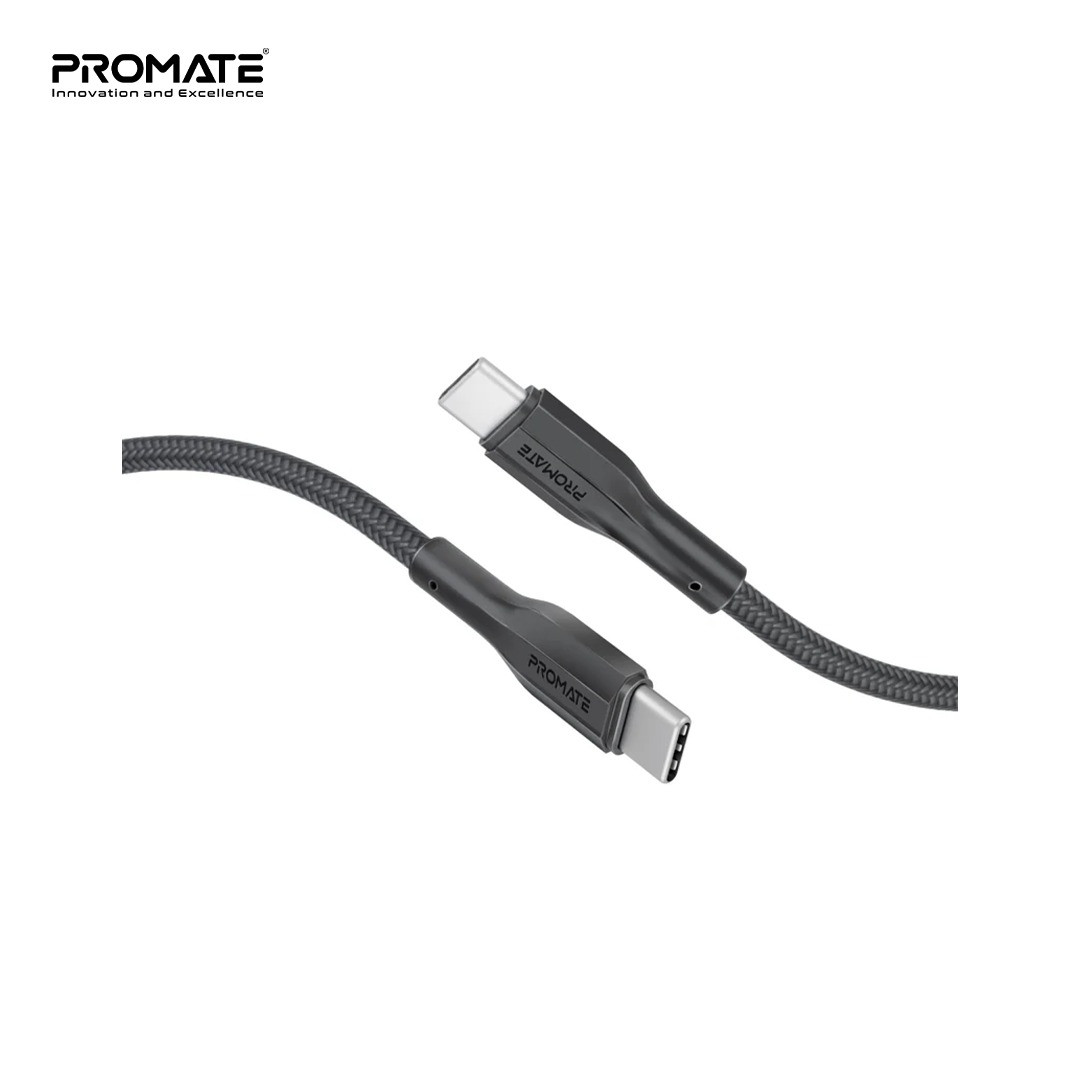 كيبل _بروميت_من USB-C إلى USB-C (Type-C لـ Type-C) _لون اسود