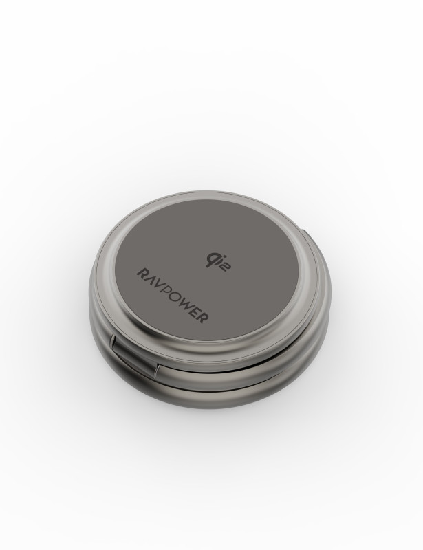 شاحن لاسلكي قابل للطي 3 في 1 من RAVPower RP-WC1008 بقوة 15 وات