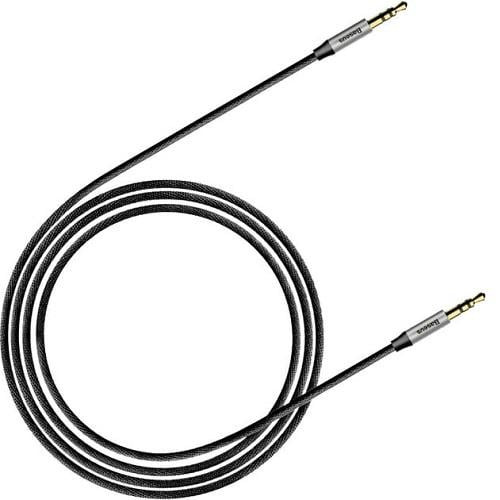 كيبل صوت Yiven من Baseus (ذكر إلى ذكر) M30 1.5 متر فضي + أسود